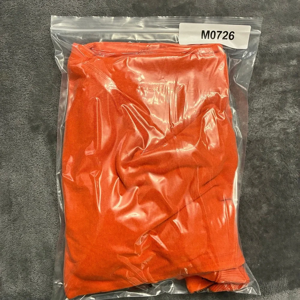 Polo Ralph‎ Lauren Mens Orange Sz.XL 1/4 Zip Sweater Pullover Preppy Holidays